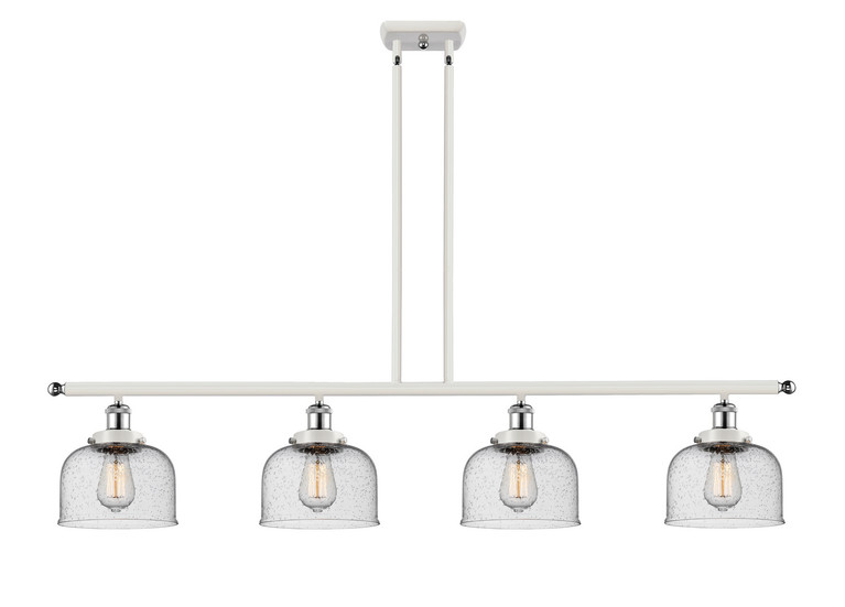 Innovations - 916-4I-WPC-G74-LED - LED Island Pendant - Ballston Urban - White Polished Chrome