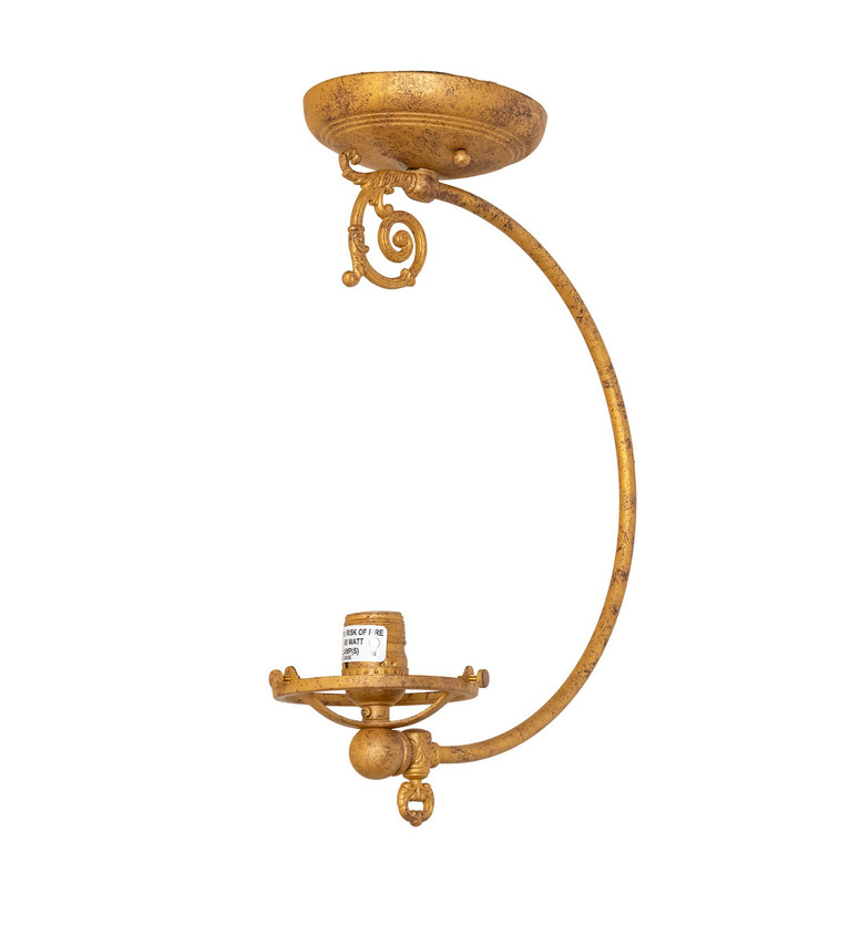 Meyda Tiffany - 292742 - One Light Semi-Flush Mount Hardware - Revival - Old Gold
