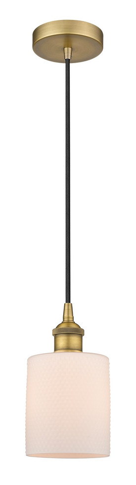 manufacturer_finish:Brushed Brass|manufacturer_glass:Cased Matte White Cobbleskill|light_output:220.00lm|color_temperature:2200K|cri:99