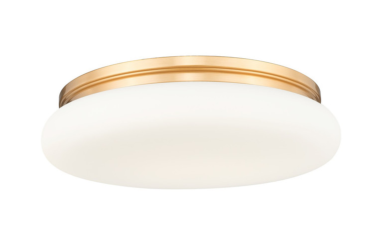 Z-Lite - 1025F20-MGLD-LED - One Light Flush Mount - Soleil - Modern Gold