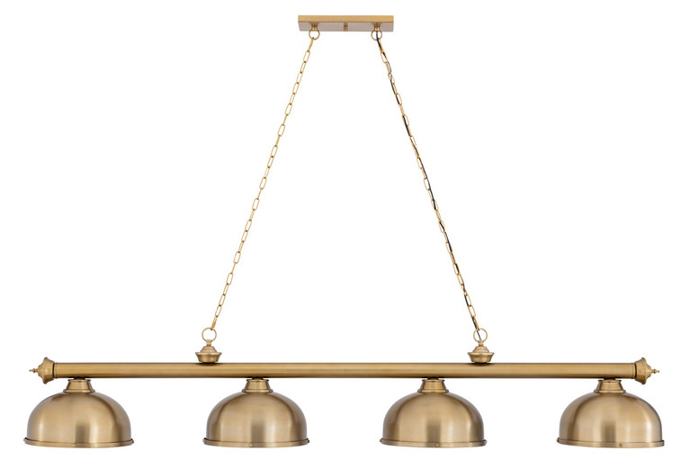 Z-Lite - 2306-4HBR-D12HBR - Four Light Billiard - Cordon - Heritage Brass