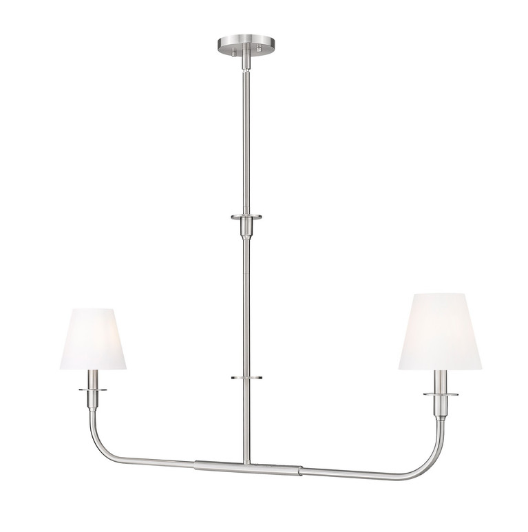 Z-Lite - 3049-42L-BN - Two Light Linear Chandelier - Tova - Brushed Nickel