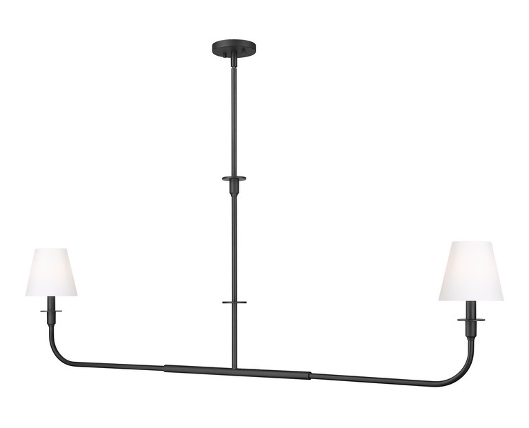 Z-Lite - 3049-60L-MB - Two Light Linear Chandelier - Tova - Matte Black