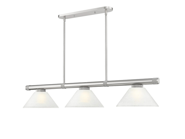 Z-Lite - 3050-3BN-AWL14 - Three Light Billiard - Vanguard - Brushed Nickel