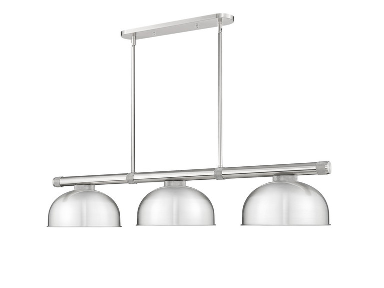 Z-Lite - 3050-3BN-D13BN - Three Light Billiard - Vanguard - Brushed Nickel