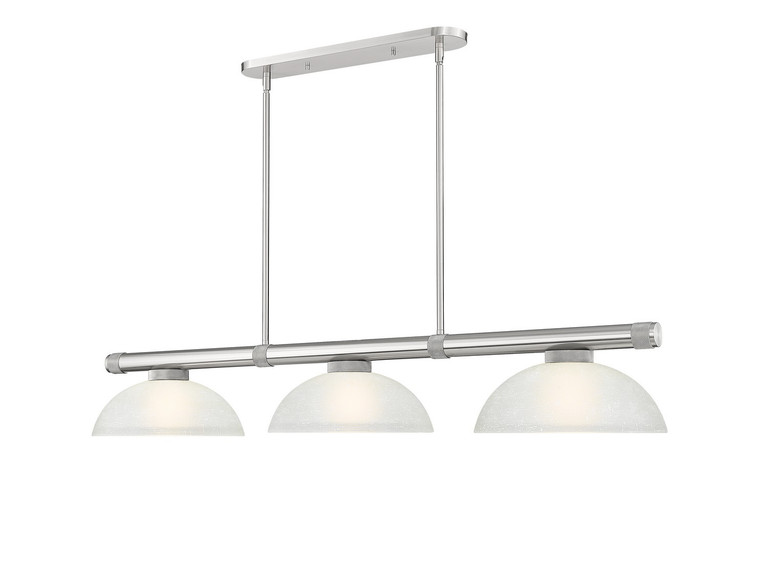 Z-Lite - 3050-3BN-DWL14 - Three Light Billiard - Vanguard - Brushed Nickel