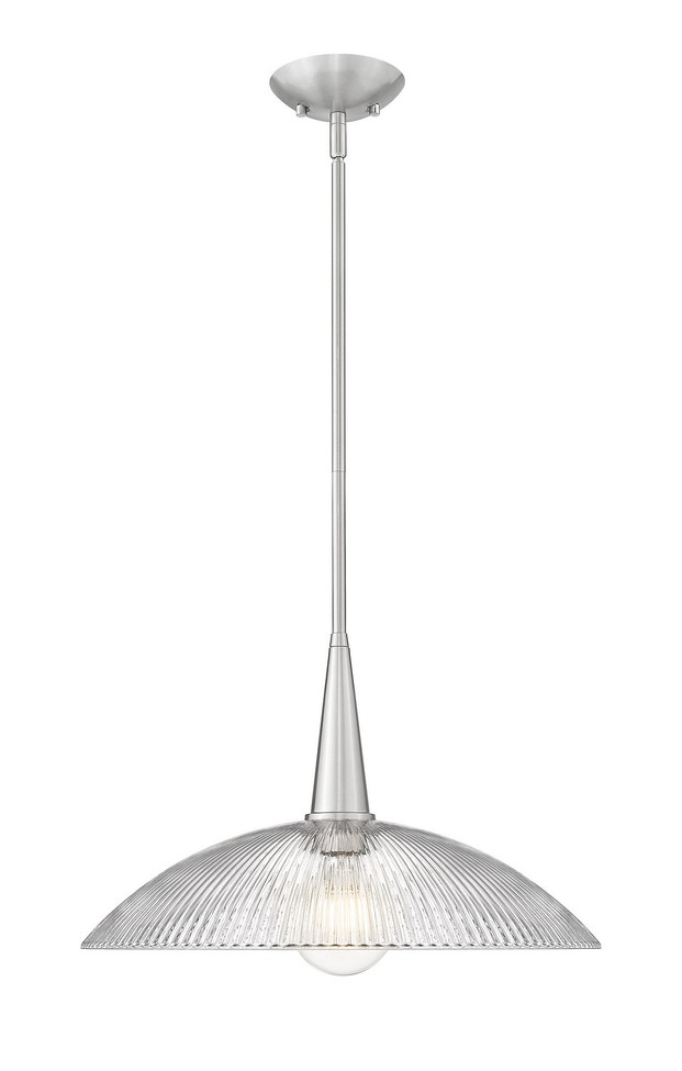 Z-Lite - 3051P18-BN - One Light Pendant - Lunelle - Brushed Nickel