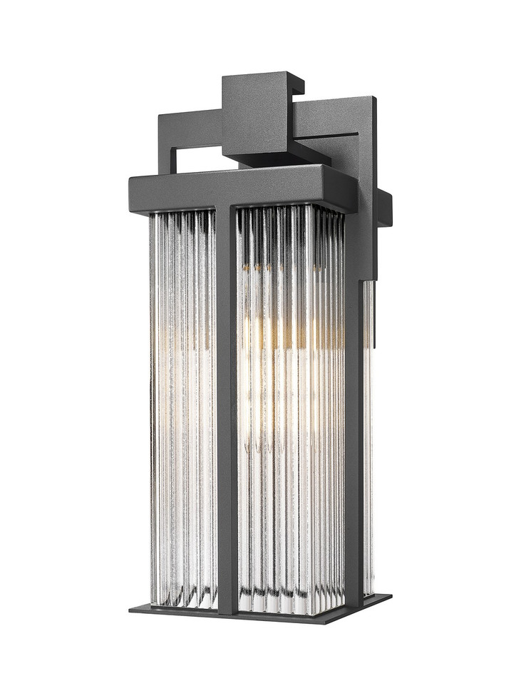 Z-Lite - 5031M-BK - One Light Outdoor Wall Light - Fortis - Sand Black
