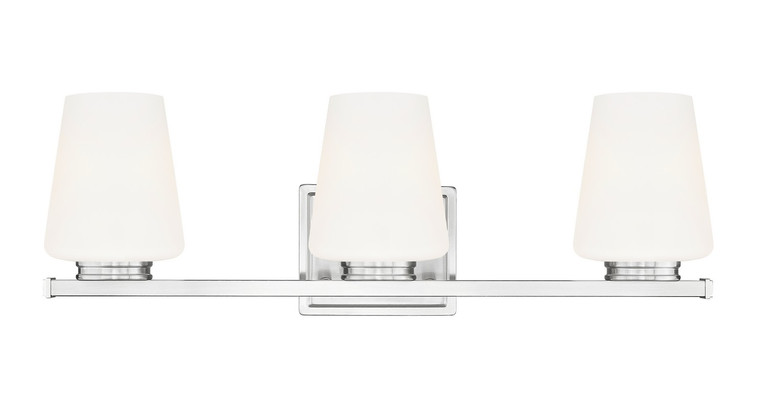 Z-Lite - 7703-3V-BN - Three Light Vanity - Nextra - Brushed Nickel