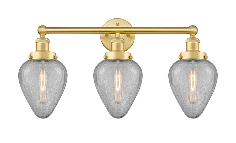 Innovations - 616-3W-SG-G165 - Three Light Bath Vanity - Edison - Satin Gold