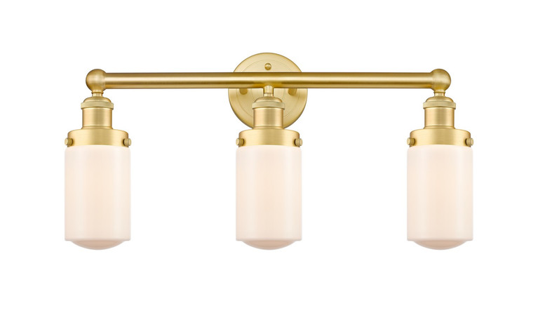 Innovations - 616-3W-SG-G311 - Three Light Bath Vanity - Edison - Satin Gold