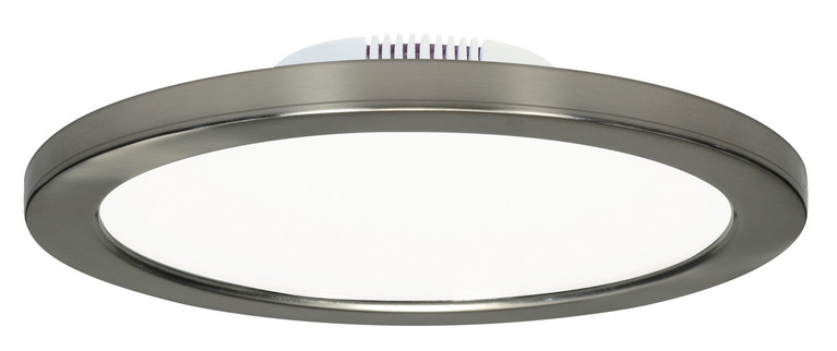 Satco - S9883 - LED Flush Mount - Brushed Nickel
