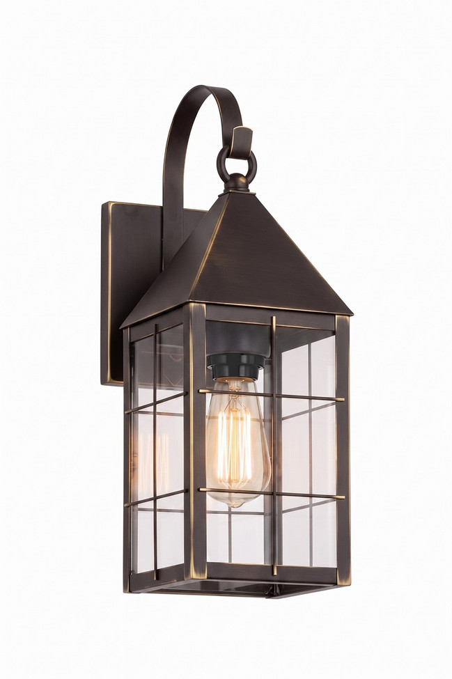 Innovations - 9521P-H-BZ-CL - One Light Wall Sconce - Ashford - Bronze