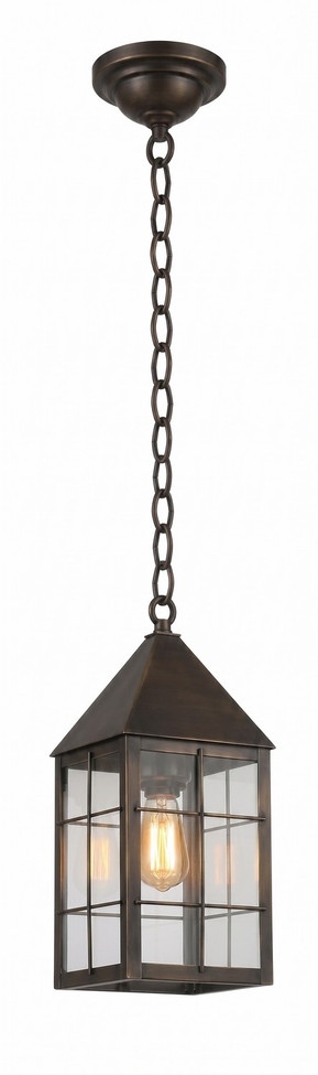 Innovations - 9522-H-DB-CL - One Light Pendant - Ashford - Dark Brass