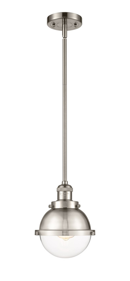 Innovations - 201S-SN-HFS-62-SN-LED - LED Mini Pendant - Franklin Restoration - Brushed Satin Nickel