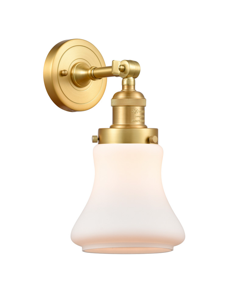 Innovations - 203-SG-G191 - One Light Wall Sconce - Franklin Restoration - Satin Gold
