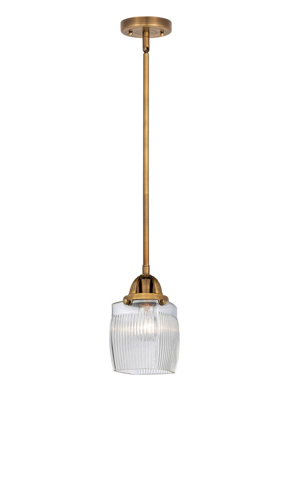 Innovations - 288-1S-BB-G302-LED - LED Mini Pendant - Nouveau 2 - Brushed Brass