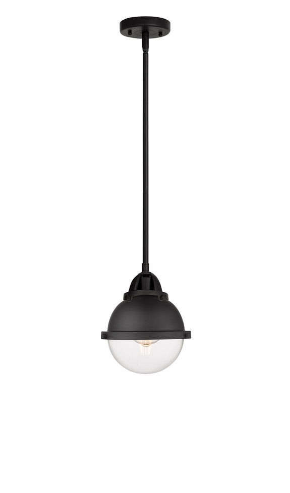 Innovations - 288-1S-BK-HFS-62-BK - One Light Mini Pendant - Nouveau 2 - Matte Black