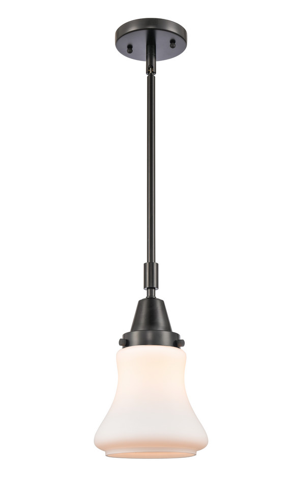 Innovations - 447-1S-BK-G191 - One Light Mini Pendant - Caden - Matte Black