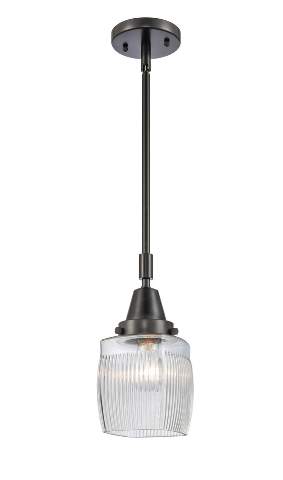 Innovations - 447-1S-BK-G302-LED - LED Mini Pendant - Caden - Matte Black