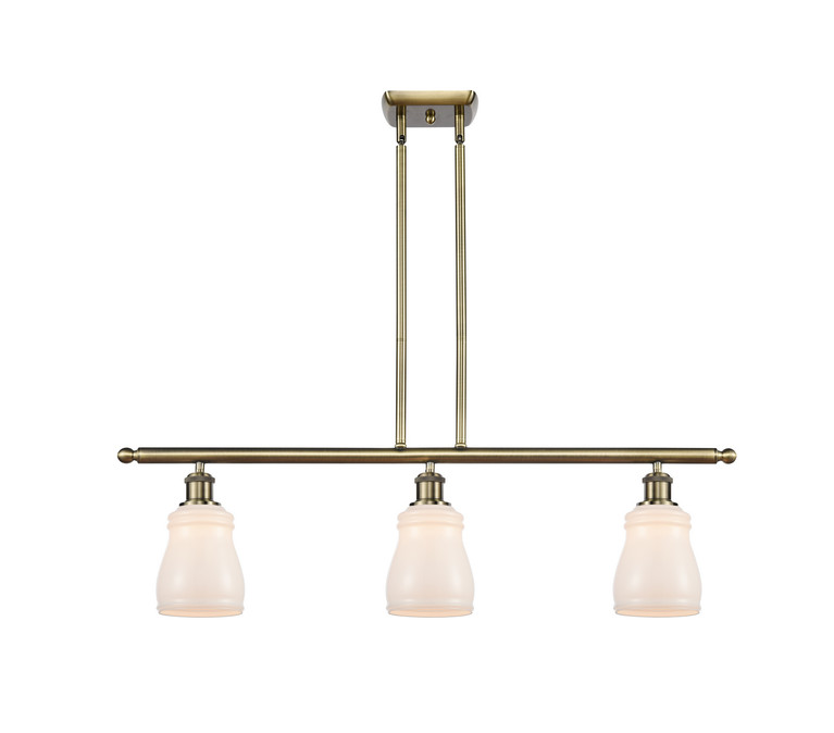 Innovations - 516-3I-AB-G391-LED - LED Island Pendant - Ballston - Antique Brass