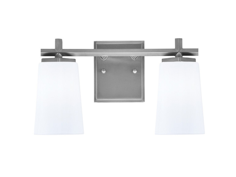 Toltec Lighting - 1212-GP-261 - Two Light Bath Bar - Franklin - Graphite