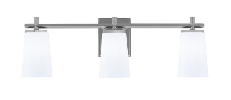 Toltec Lighting - 1213-GP-261 - Three Light Bath Bar - Franklin - Graphite