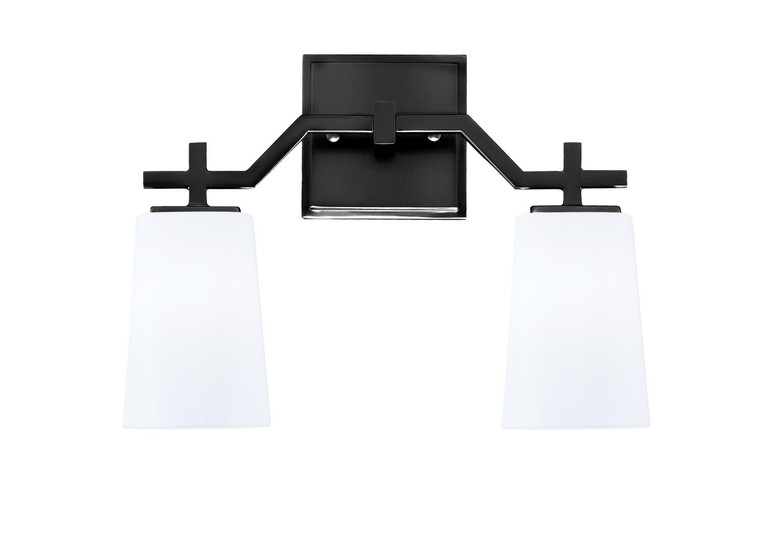 Toltec Lighting - 2312-MB-261 - Two Light Bath Bar - Corbin - Matte Black