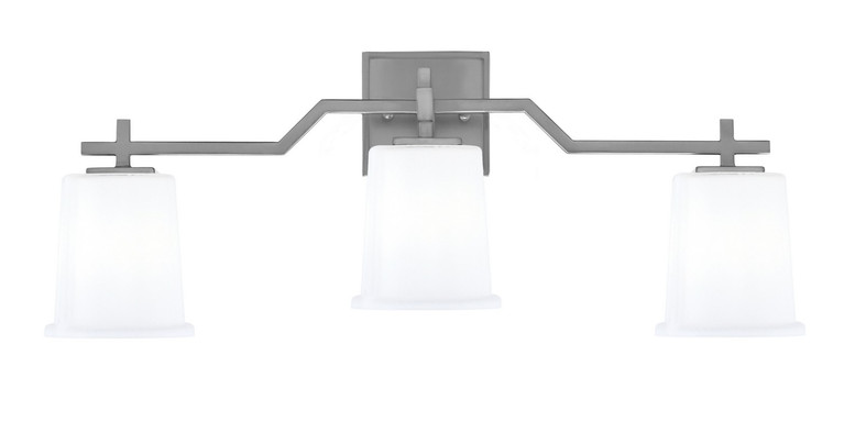 Toltec Lighting - 2313-GP-5031 - Three Light Bath Bar - Corbin - Graphite