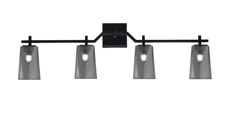Toltec Lighting - 2314-MB-262 - Four Light Bath Bar - Corbin - Matte Black