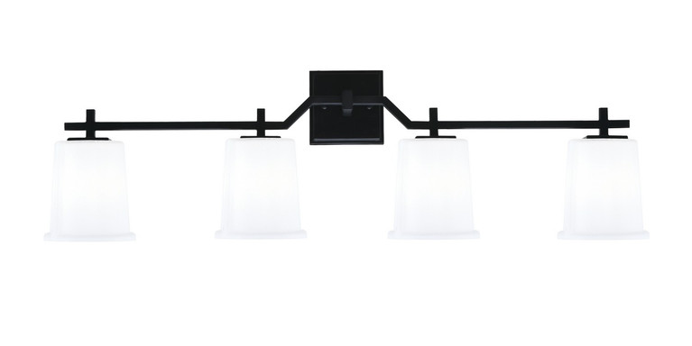 Toltec Lighting - 2314-MB-5031 - Four Light Bath Bar - Corbin - Matte Black