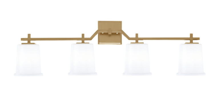 Toltec Lighting - 2314-NAB-5031 - Four Light Bath Bar - Corbin - New Age Brass