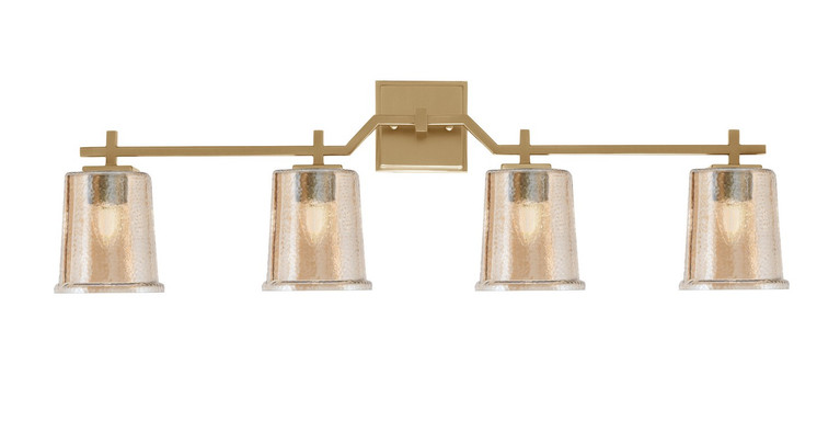 Toltec Lighting - 2314-NAB-5033 - Four Light Bath Bar - Corbin - New Age Brass