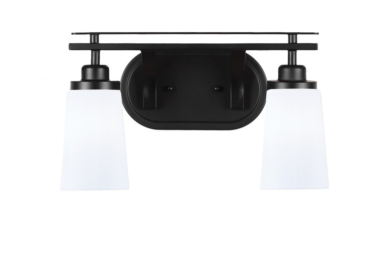 Toltec Lighting - 2612-MB-261 - Two Light Bath Bar - Odyssey - Matte Black