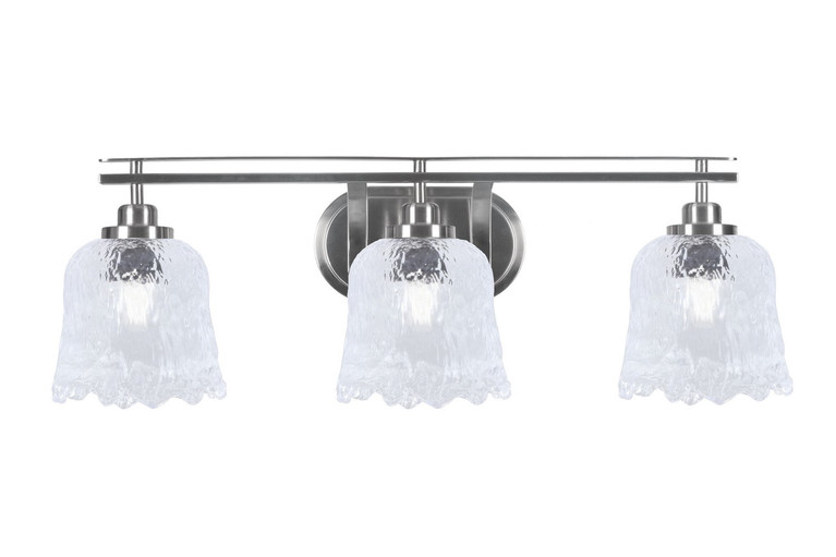 Toltec Lighting - 2613-BN-4230 - Three Light Bath Bar - Odyssey - Brushed Nickel