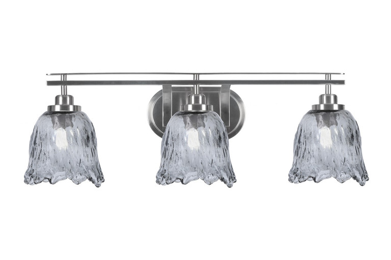 Toltec Lighting - 2613-BN-4232 - Three Light Bath Bar - Odyssey - Brushed Nickel