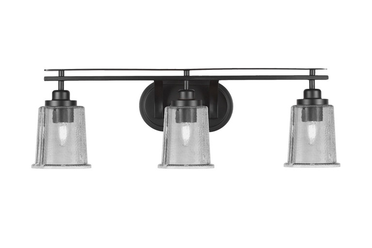 Toltec Lighting - 2613-MB-5032 - Three Light Bath Bar - Odyssey - Matte Black