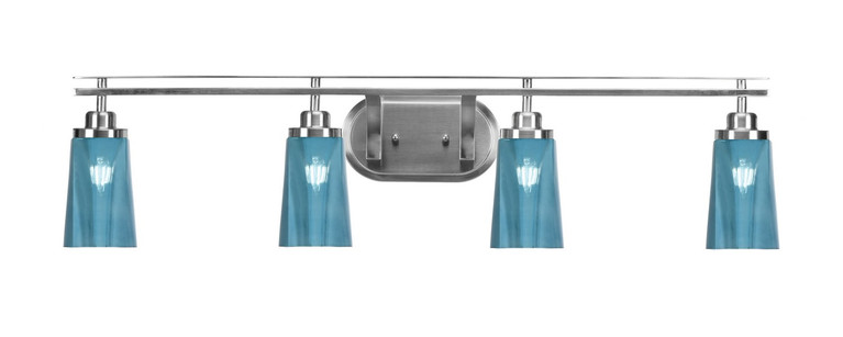 Toltec Lighting - 2614-BN-265 - Four Light Bath Bar - Odyssey - Brushed Nickel