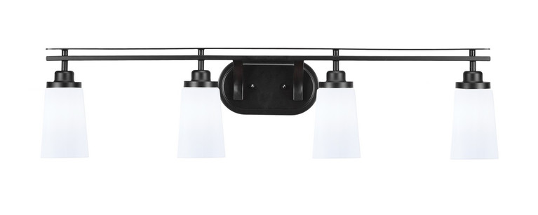 Toltec Lighting - 2614-MB-261 - Four Light Bath Bar - Odyssey - Matte Black