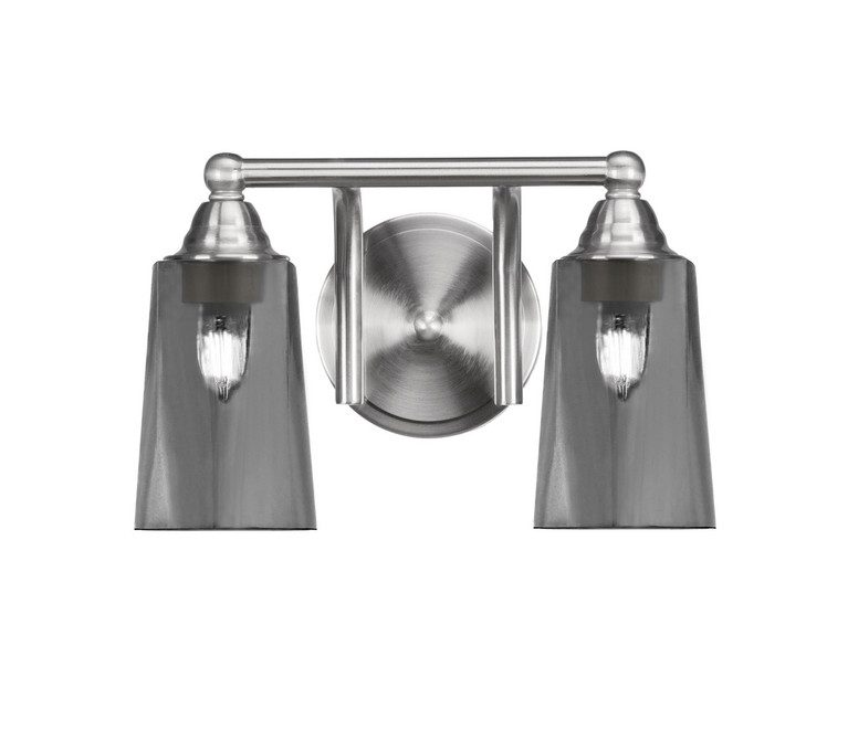 Toltec Lighting - 3422-BN-262 - Two Light Bath Bar - Paramount - Brushed Nickel