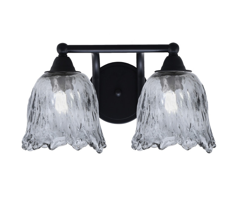 Toltec Lighting - 3422-MB-4232 - Two Light Bath Bar - Paramount - Matte Black
