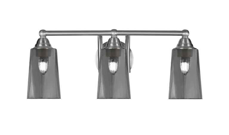 Toltec Lighting - 3423-BN-262 - Three Light Bath Bar - Paramount - Brushed Nickel