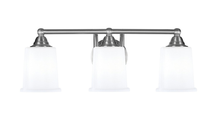 Toltec Lighting - 3423-BN-5031 - Three Light Bath Bar - Paramount - Brushed Nickel