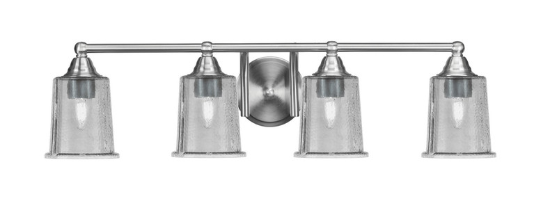 Toltec Lighting - 3424-BN-5032 - Four Light Bath Bar - Paramount - Brushed Nickel