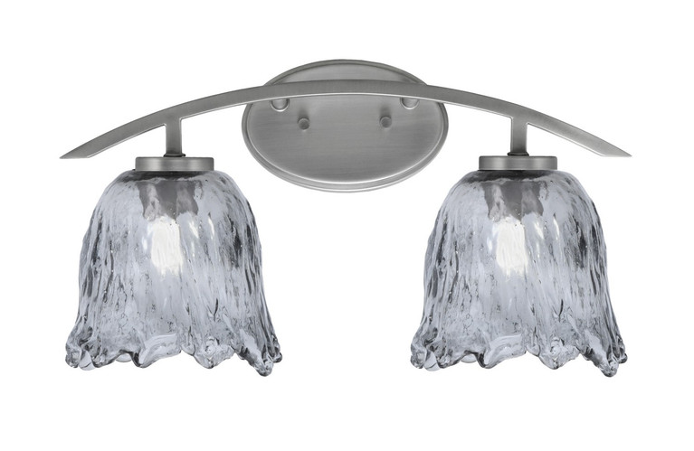 Toltec Lighting - 3722-GP-4232 - Two Light Bath Bar - Kurve - Graphite