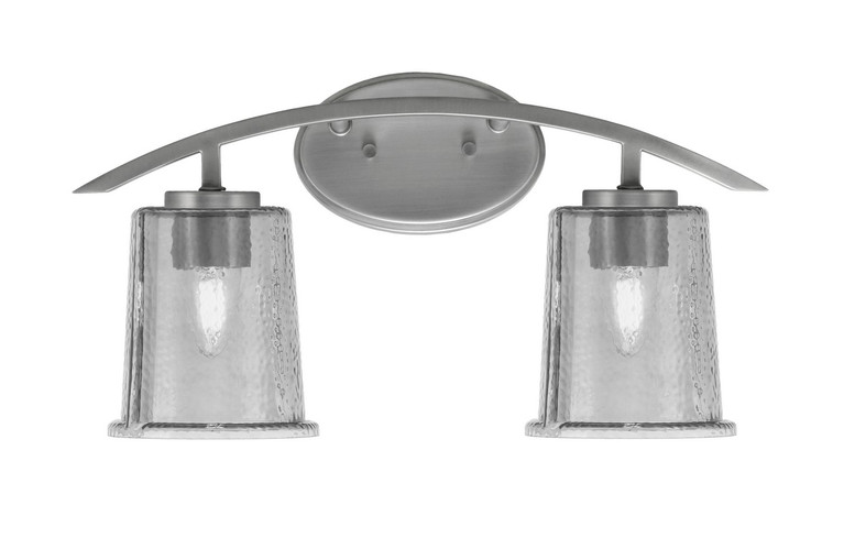 Toltec Lighting - 3722-GP-5032 - Two Light Bath Bar - Kurve - Graphite