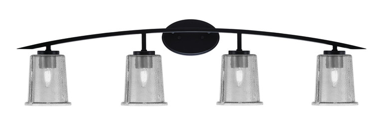 Toltec Lighting - 3724-MB-5032 - Four Light Bath Bar - Kurve - Matte Black