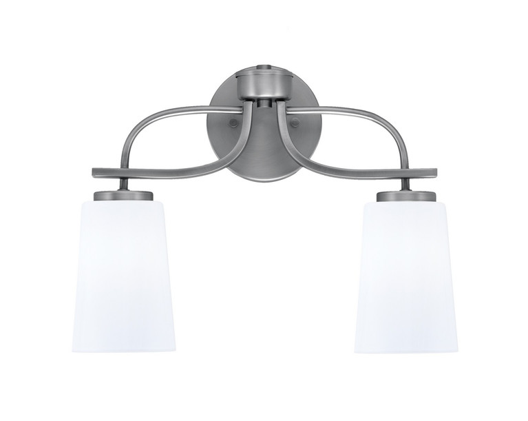 Toltec Lighting - 3912-GP-261 - Two Light Bath Bar - Cavella - Graphite