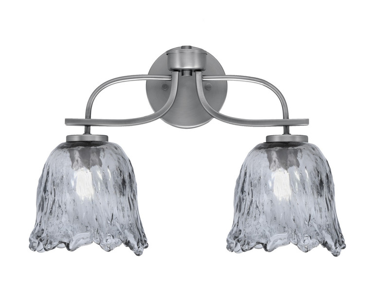 Toltec Lighting - 3912-GP-4232 - Two Light Bath Bar - Cavella - Graphite