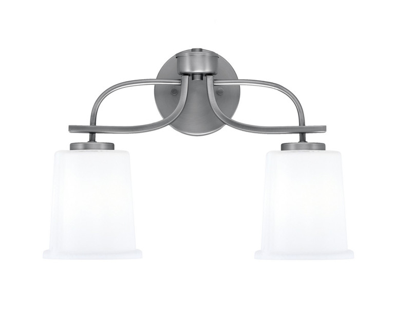 Toltec Lighting - 3912-GP-5031 - Two Light Bath Bar - Cavella - Graphite
